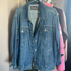 Eddie Bauer Jean Jacket Medium to Dark wash